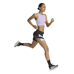 adidasAdizero Running Gel Pocket Crop Top - Brassière de sport femme