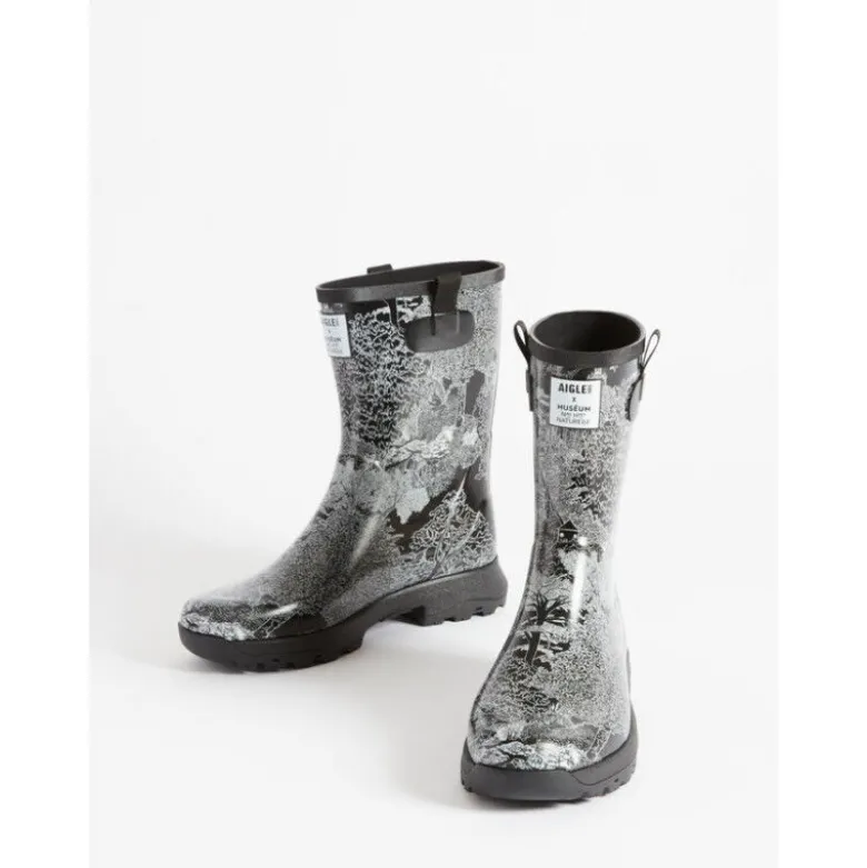 AigleAlya Print - Bottes de pluie femme