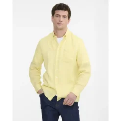 AigleChemise en lin à manches longues - Chemise homme