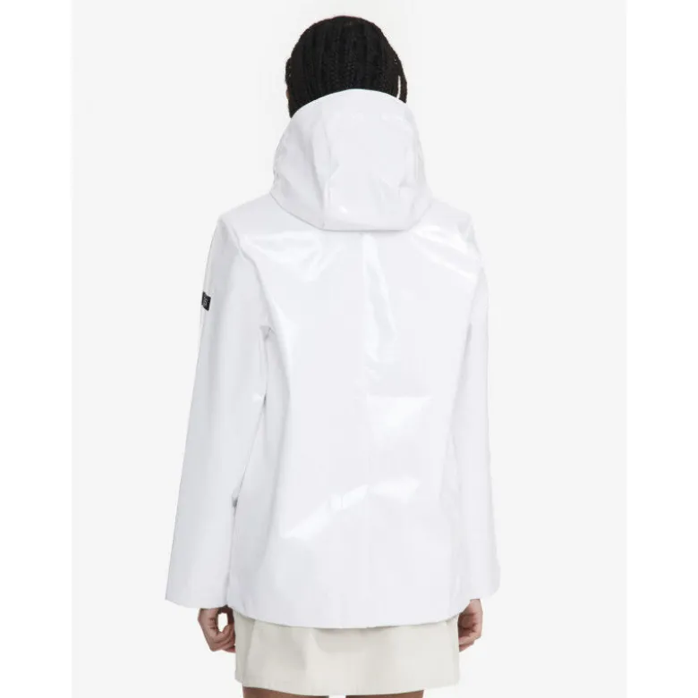 AigleCiré mi-long à capuche amovible - Veste imperméable femme
