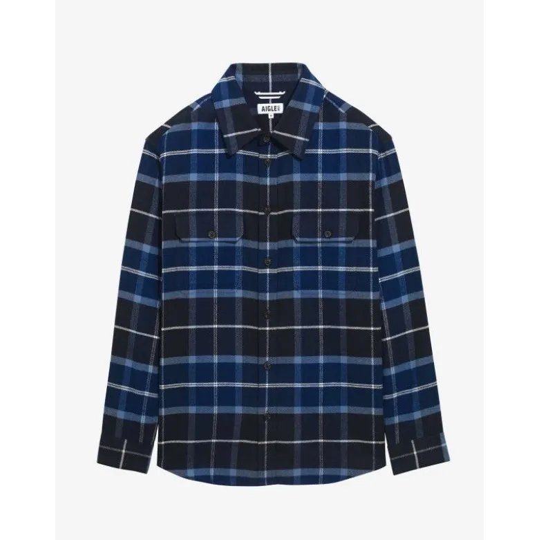 AigleOvershirt Carreaux - Chemise homme