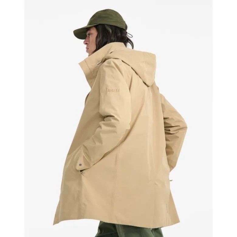 AigleParka Longue Gore-Tex 2 Couches Capuche Retractable - Parka homme