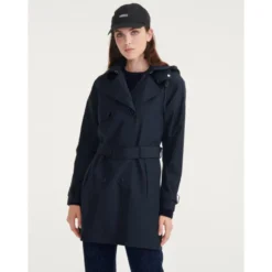 AigleTrench court Gore-Tex® à capuche - Veste imperméable femme