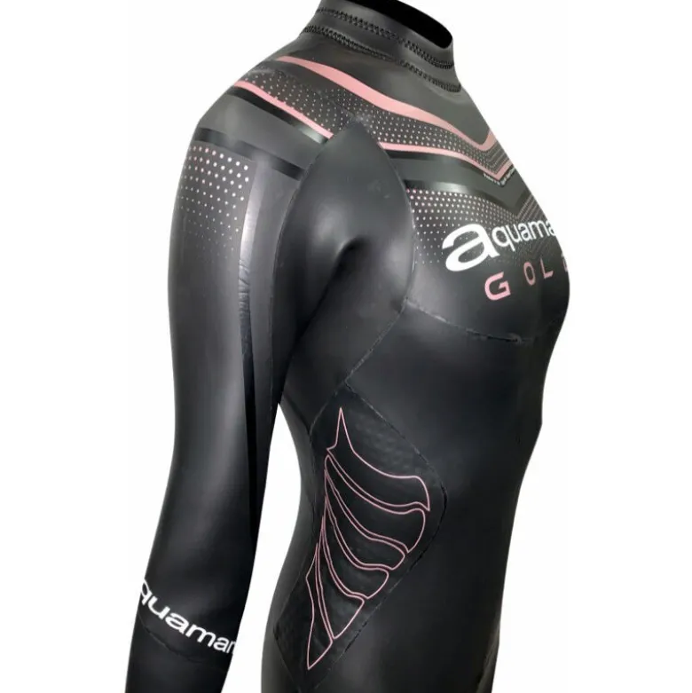 AquamanGold Lady - Combinaison néoprène triathlon femme