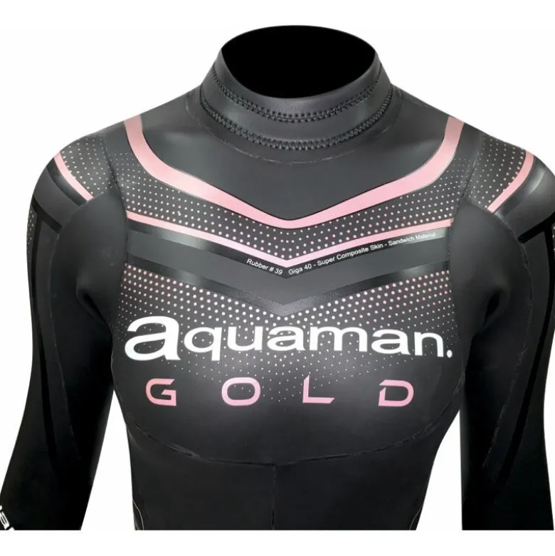 AquamanGold Lady - Combinaison néoprène triathlon femme
