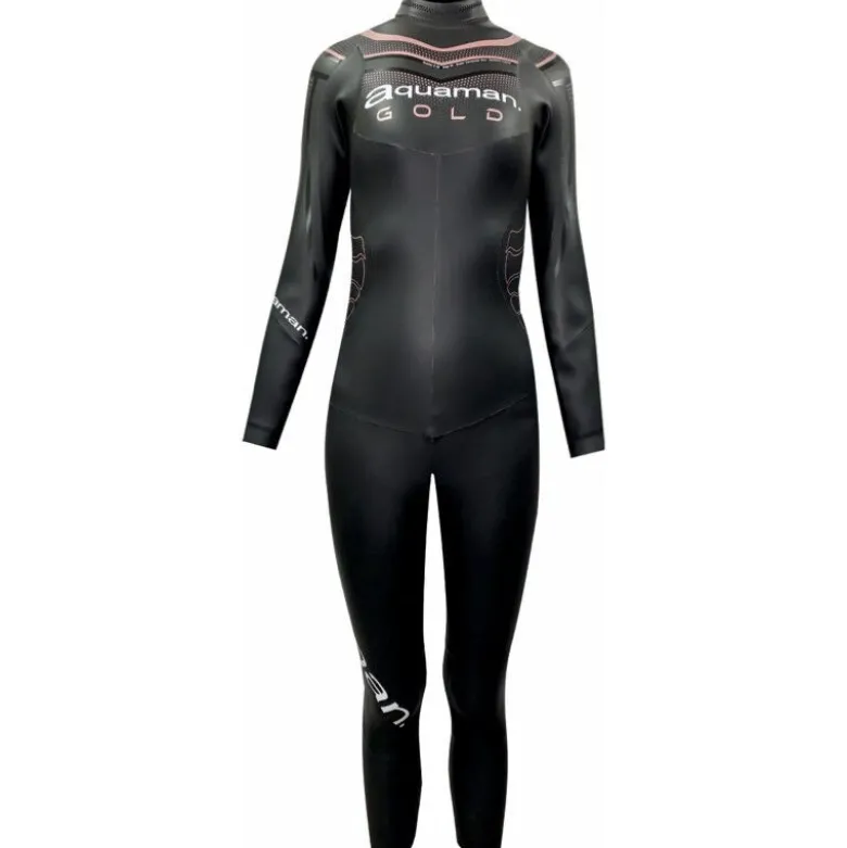 AquamanGold Lady - Combinaison néoprène triathlon femme
