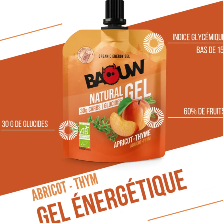 BaouwAbricot-Thym - Gel énergétique