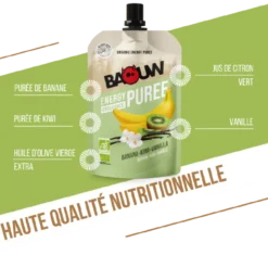BaouwBanane-Kiwi-Vanille - Purée énergétique