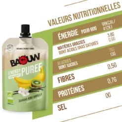 BaouwBanane-Kiwi-Vanille - Purée énergétique