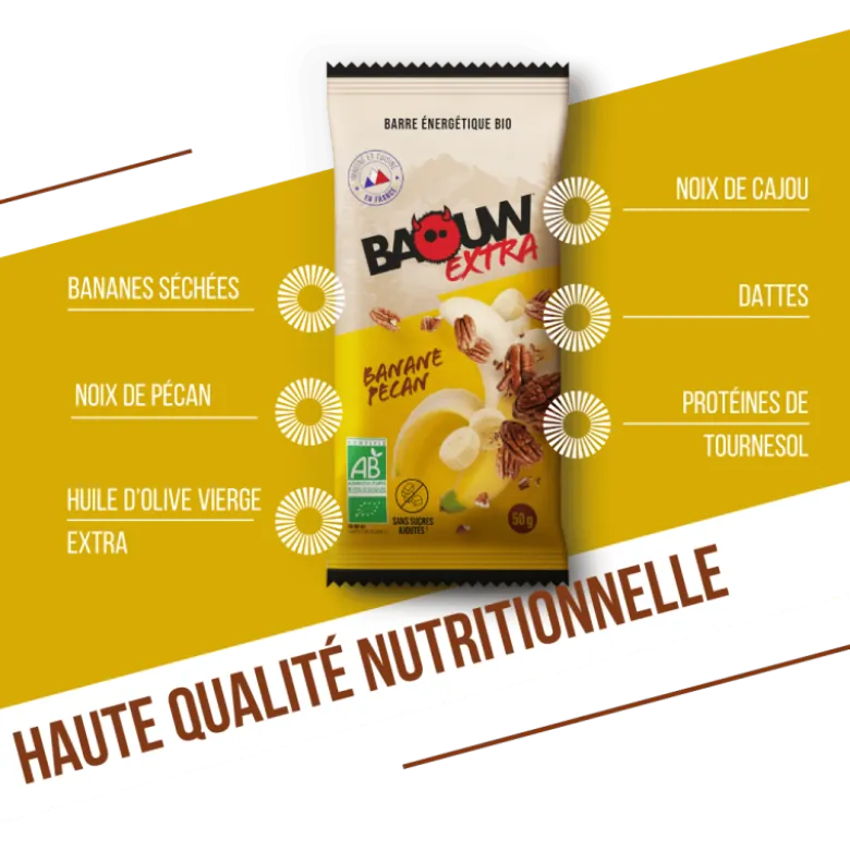 BaouwBanane-Pécan - Barre énergétique