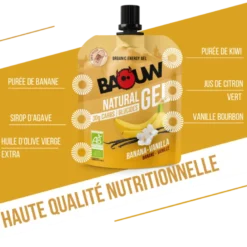 BaouwBanane-Vanille - Gel énergétique