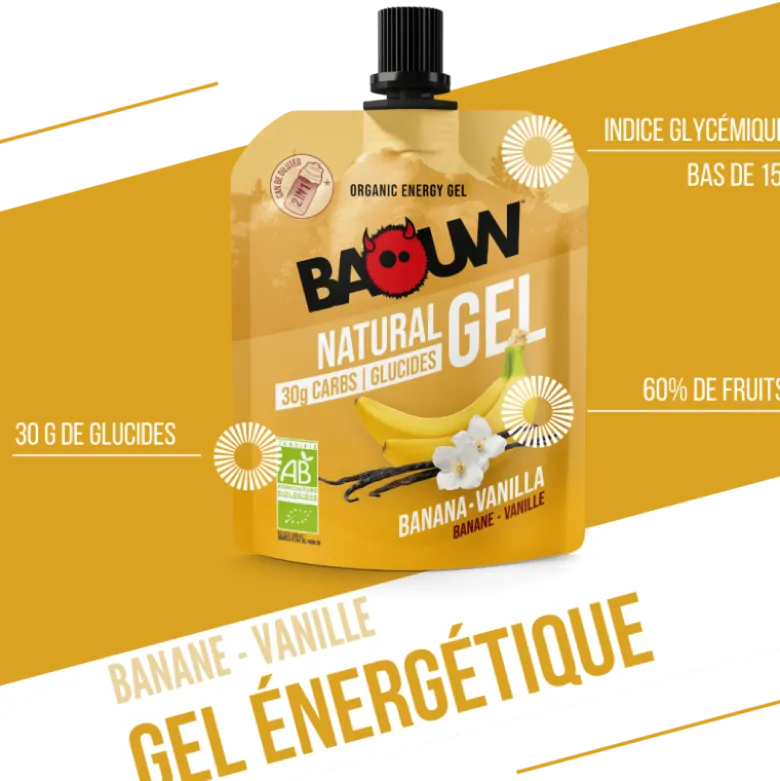 BaouwBanane-Vanille - Gel énergétique