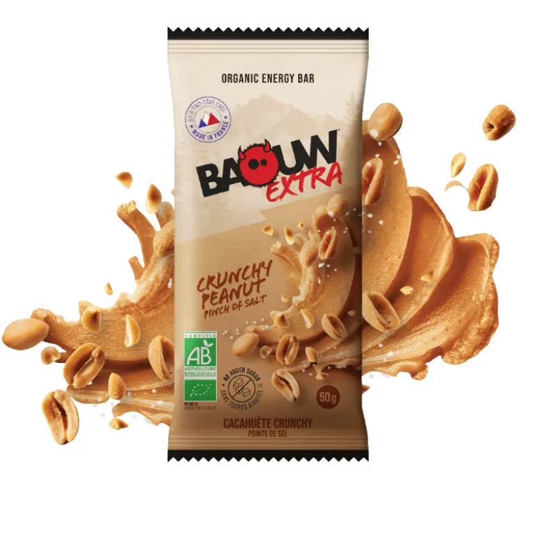 BaouwCacahuète - Crunchy - Barre énergétique