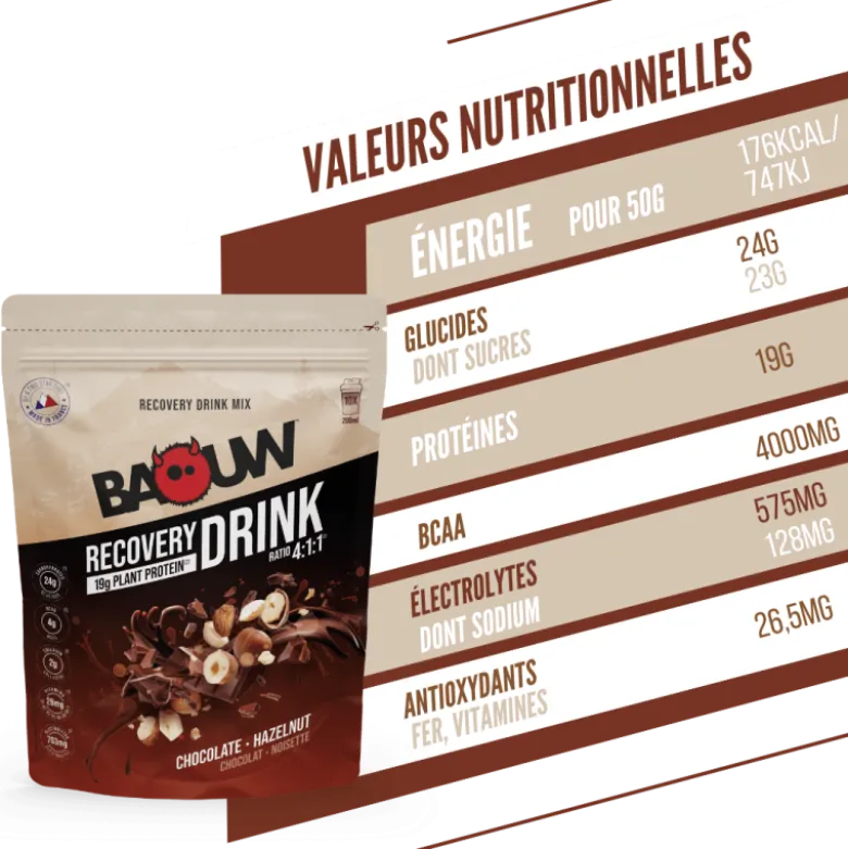 BaouwChocolat - Noisette - Boisson énergétique