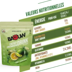 BaouwCitron - Fleur de Sureau - Boisson énergétique