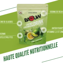 BaouwCitron - Fleur de Sureau - Boisson énergétique