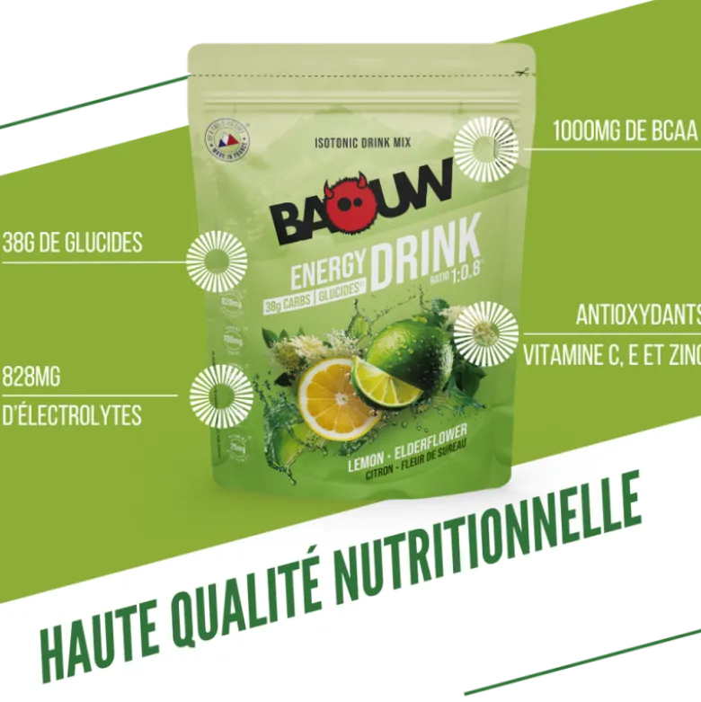 BaouwCitron - Fleur de Sureau - Boisson énergétique
