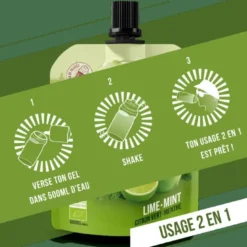 BaouwCitron Vert-Menthe - Gel énergétique