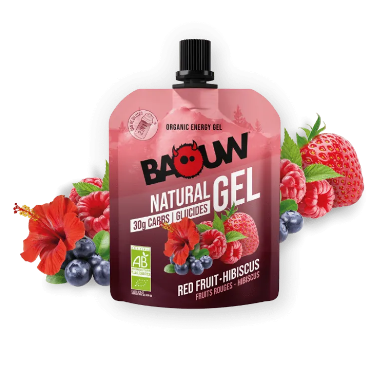 BaouwFruits Rouges -Hibiscus - Gel énergétique