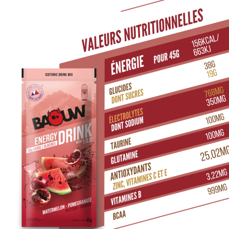 BaouwPastèque - Grenade - Boisson énergétique