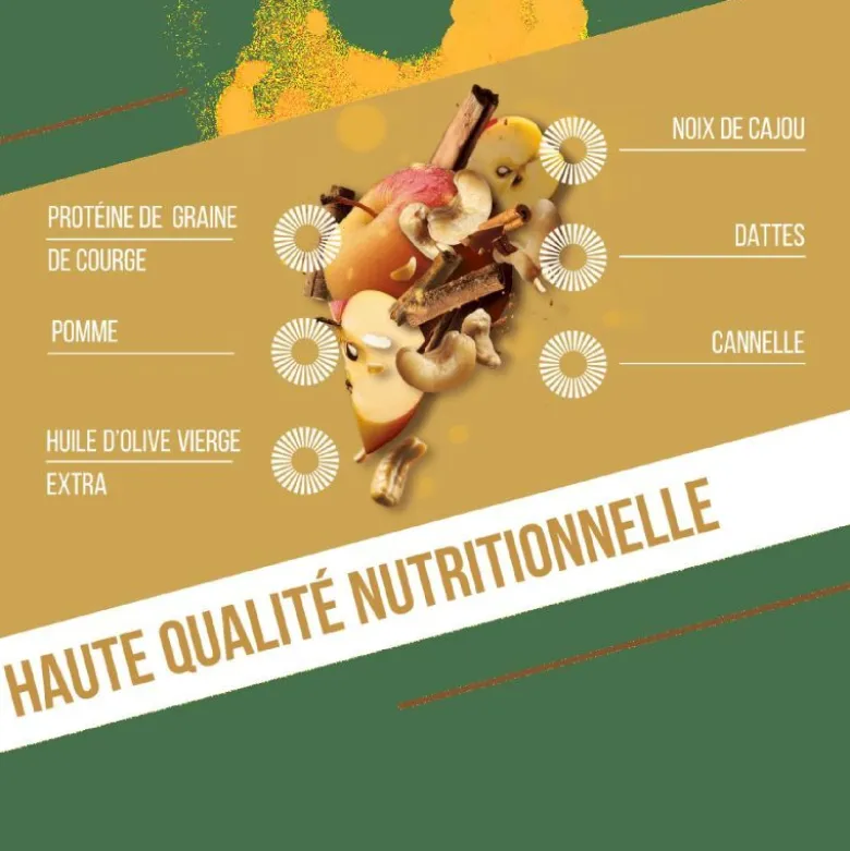 BaouwPommes-Cannelle - Barre énergétique
