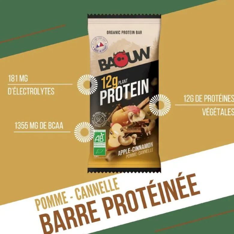 BaouwPommes-Cannelle - Barre énergétique