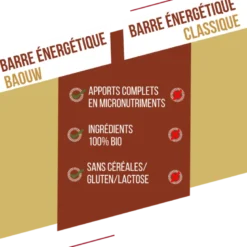 BaouwVanille-Macadamia - Barre énergétique