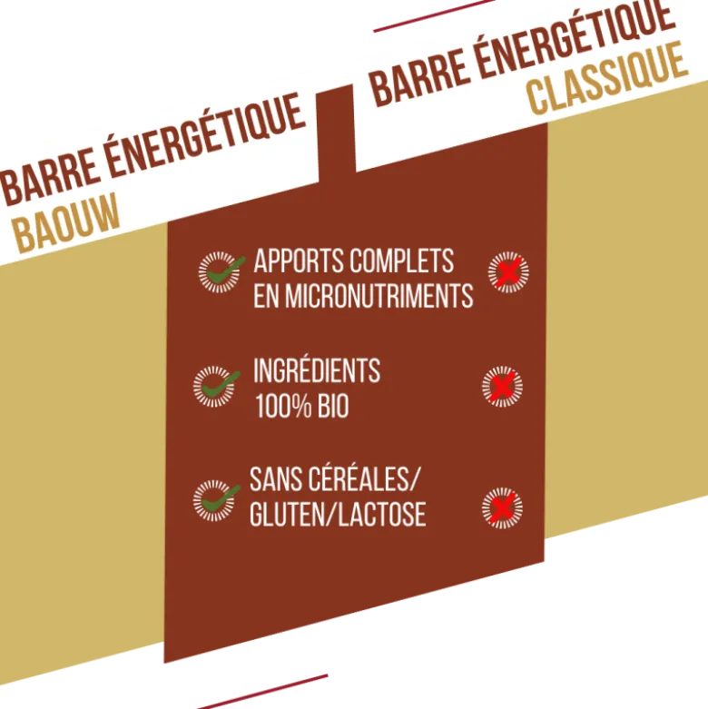 BaouwVanille-Macadamia - Barre énergétique