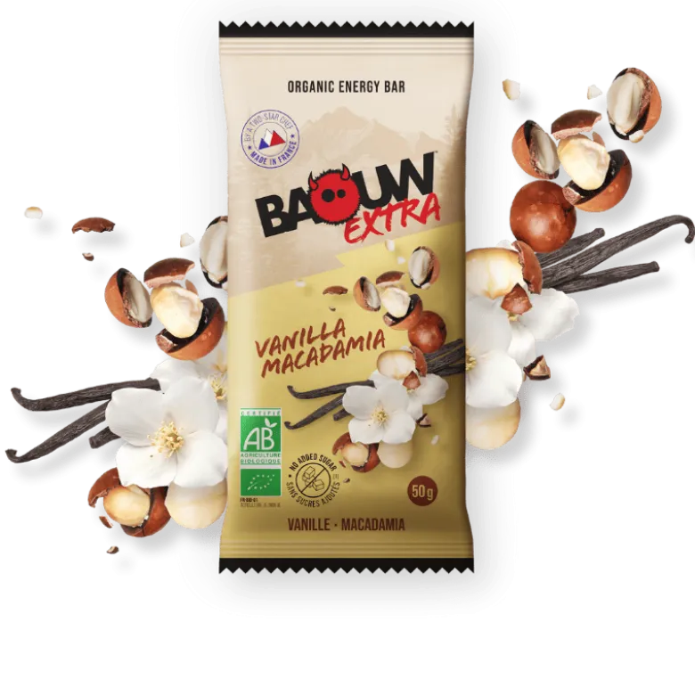 BaouwVanille-Macadamia - Barre énergétique