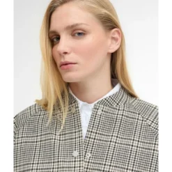 BarbourLeyburn Check Showerproof Bomber Jacket - Veste imperméable femme