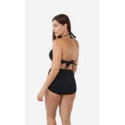 BartsSolid Cross Halter - Haut de bikini femme