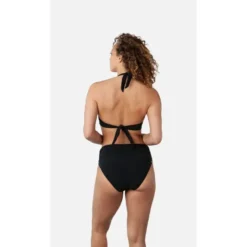 BartsSolid Cross Halter - Haut de bikini femme