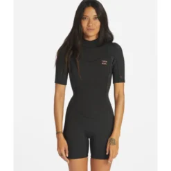 Billabong2/2 mm Synergy Springsuit Back Zip Short Sleeve - Combinaison de surf femme