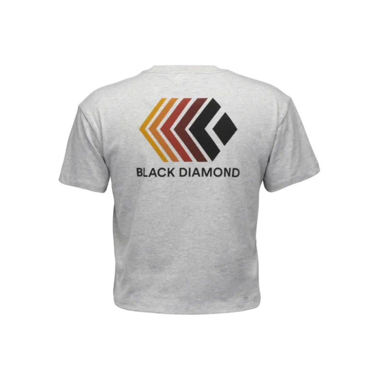 Black DiamondFaded Crop SS Tee - T-shirt femme