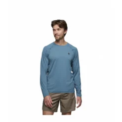 Black DiamondLS Alpenglow Crew - T-shirt anti uv homme
