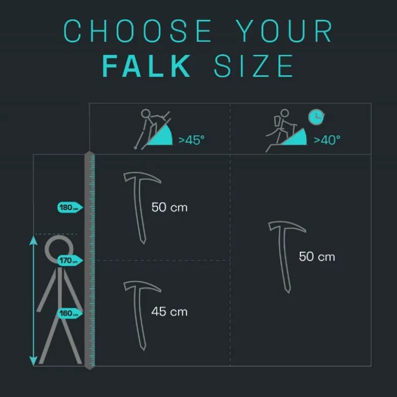 Blue IceFalk Ice Axe - Piolet