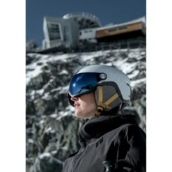 BolléEco V-Atmos - Eco Photochromic Blue Cat 1-3 - Casque ski avec visière