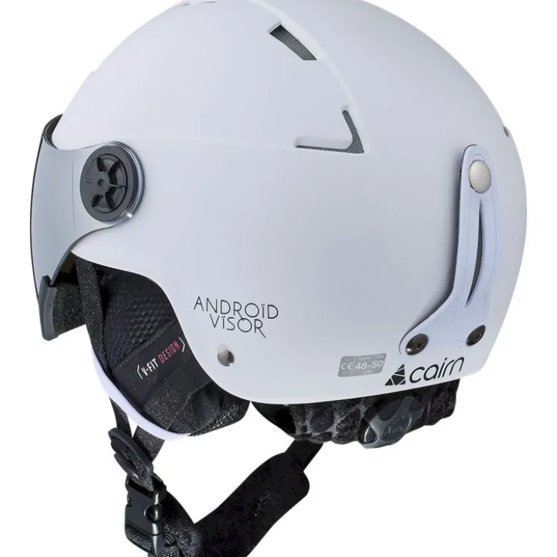 CairnAndroid Visor J - Casque ski avec visière enfant