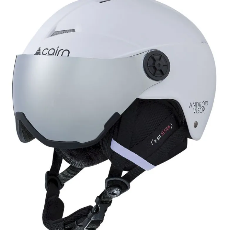 CairnAndroid Visor J - Casque ski avec visière enfant