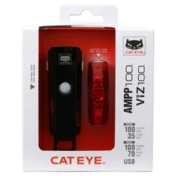 CateyeAmpp 100 & Viz 100 - Kit éclairage vélo