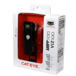 CateyeAmpp 100 & Viz 100 - Kit éclairage vélo
