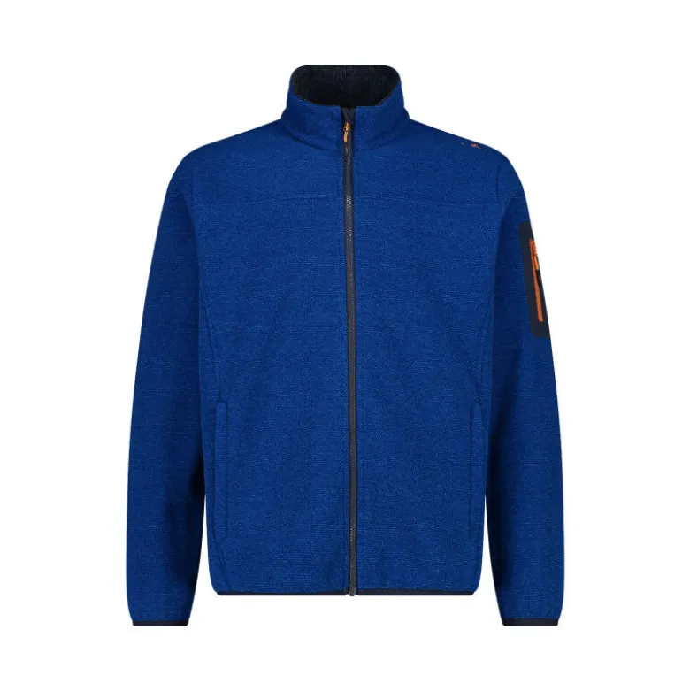 CMPMen's jacquard Knit-Tech fleece with rhombus motif - Polaire homme