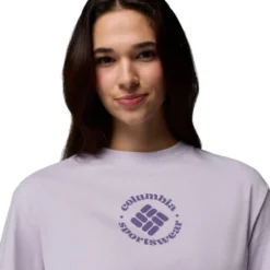 ColumbiaRolling Bend Graphic Relaxed Crop SS Tee - T-shirt femme