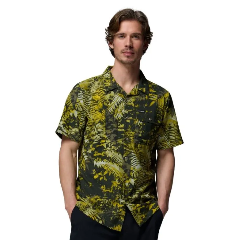 ColumbiaTech Trail Utility Printed Woven SS Tee - Chemise homme