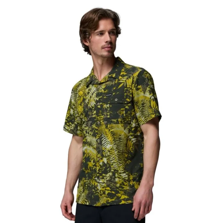 ColumbiaTech Trail Utility Printed Woven SS Tee - Chemise homme