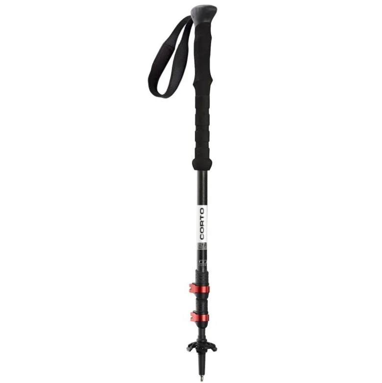 CortoFuji Carbon 3 Brins Speedlock + Long Grip - Bâtons randonnée