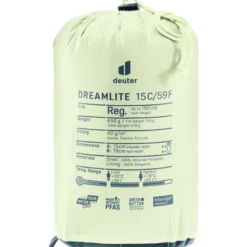 deuterDreamlite 15C / 59F - Sac de couchage