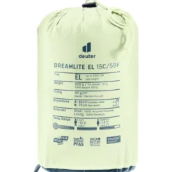 deuterDreamlite EL 15C / 59F - Sac de couchage