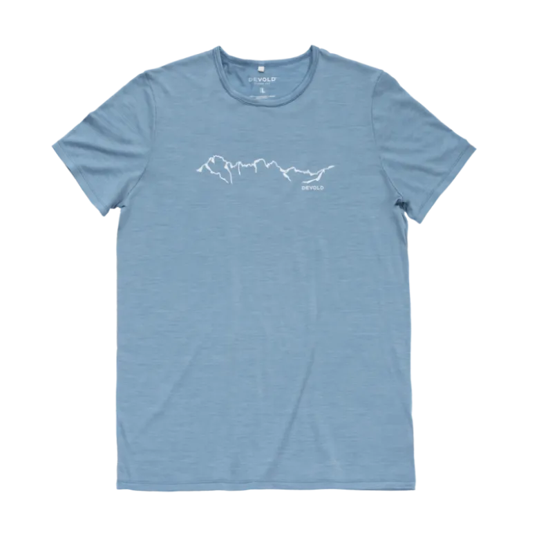 DevoldActive "Skyline" Tee Man - T-shirt en laine mérinos homme