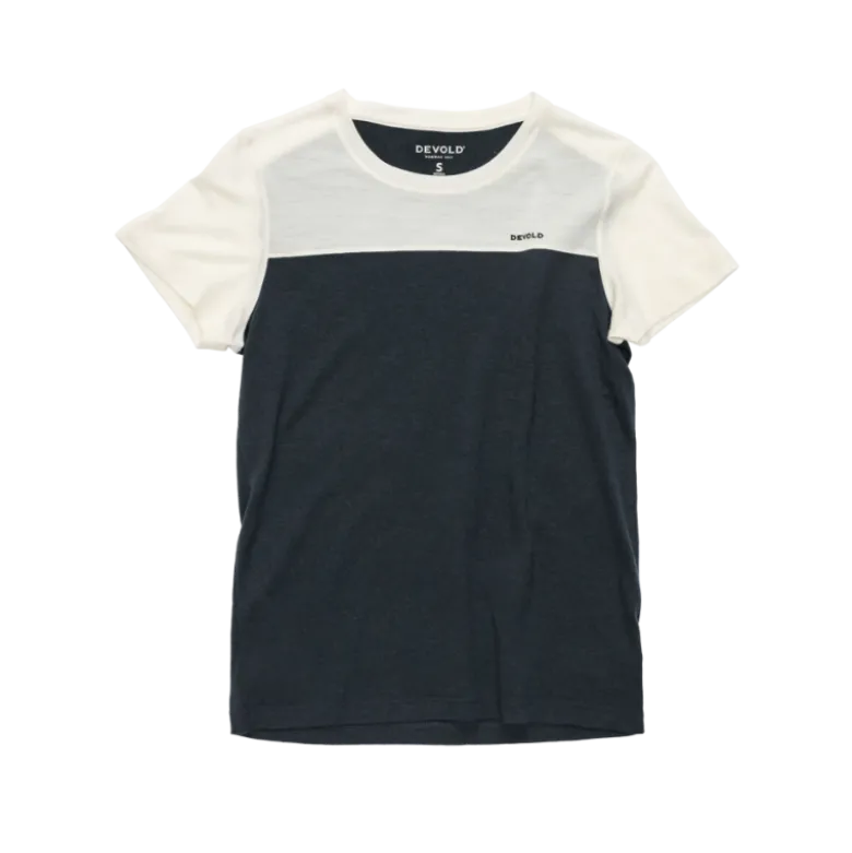 DevoldClassic Linear Tee Wmn - T-shirt en laine mérinos femme